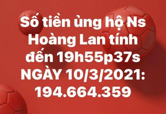 Trịnh Kim Chi, Nghệ sĩ Hoàng Lan, Kêu gọi, Sao Việt