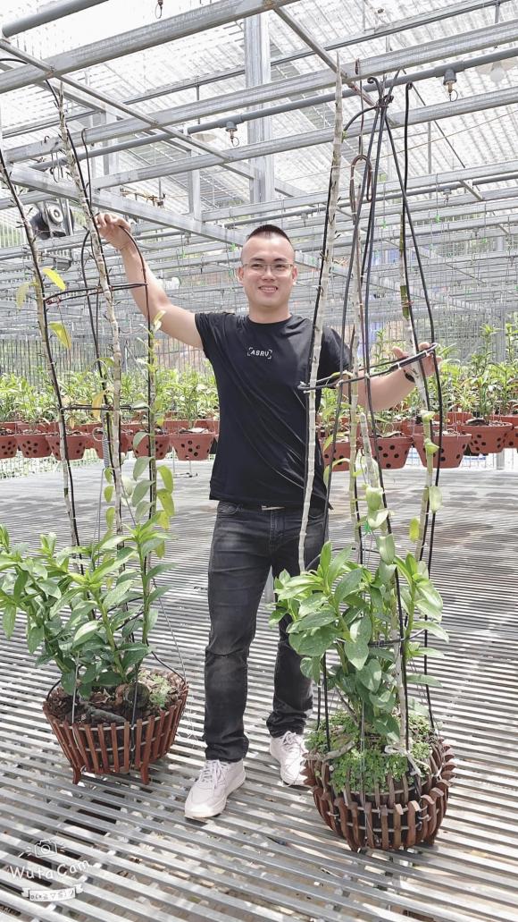 Hoàng Hữu Trung, hoa lan, lan đột biến