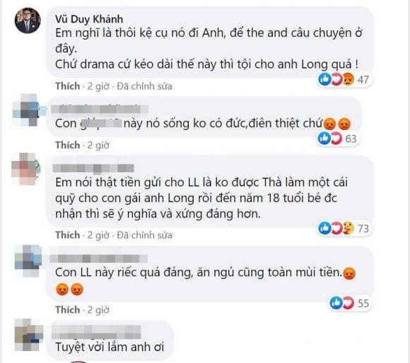 Linh Lan, Vân Quang Long, Nam ca sĩ, Qua đời, Lâm Vũ, Tiền quyên góp, 