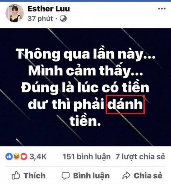 Ngô Thanh Vân sai chính tả, mắc lỗi chính tả, sao Việt sai chính tả