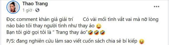 Thảo Trang, bạn trai Thảo Trang, sao Việt