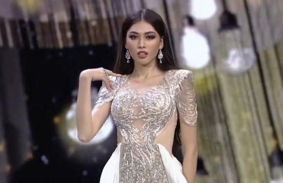 Á hậu Ngọc Thảo, bán kết Miss Grand International 2020, trình diễn trang phục dạ hội