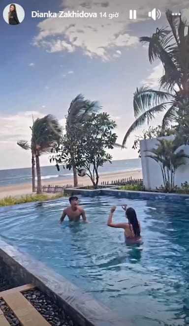 Bùi Tiến Dũng, bạn gái, Dianka Zakhidova, sao Việt