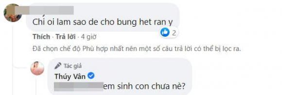 Thúy Vân, Thúy Vân bikini, sao việt, rạn da sau sinh