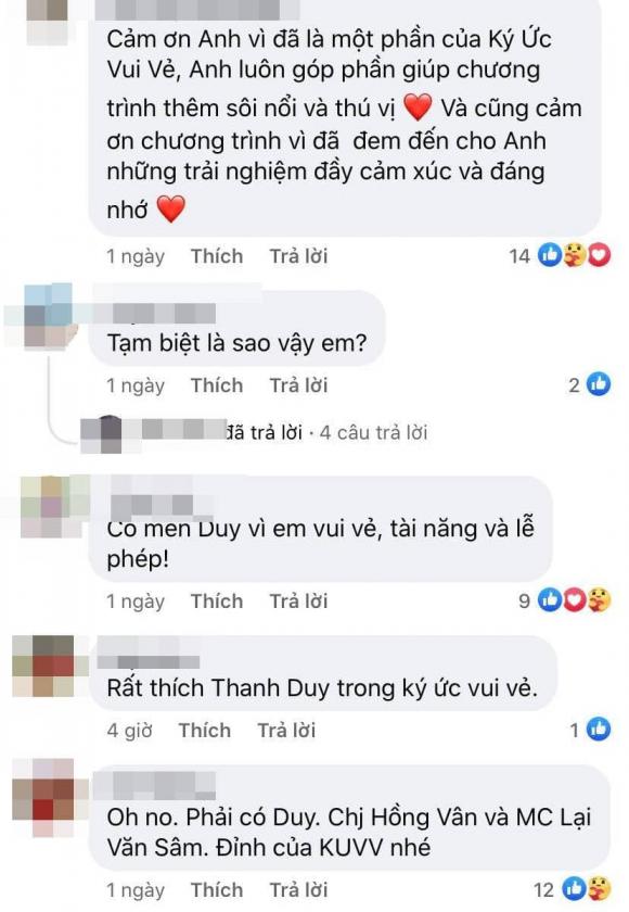 Thanh Duy, Kí ức vui vẻ, Sao Việt