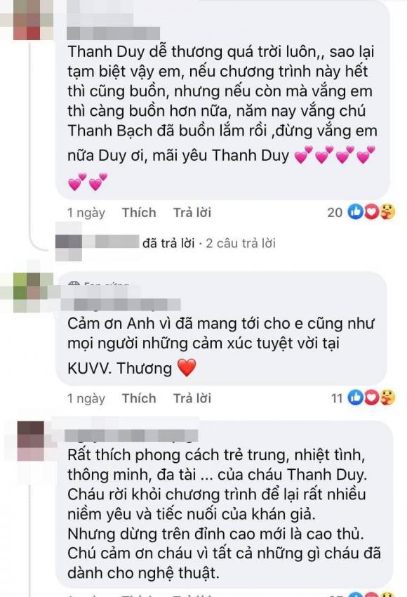 Thanh Duy, Kí ức vui vẻ, Sao Việt