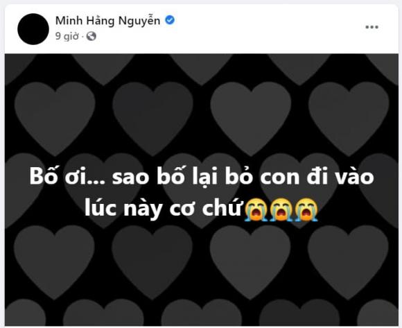 NSND Minh Hằng, bố NSND Minh Hằng qua đời, chồng NSND Minh Hằng