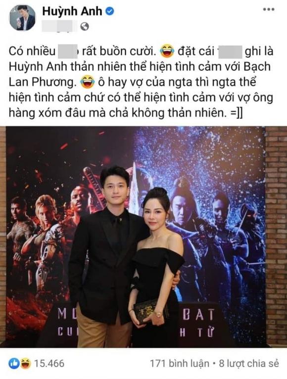 Huỳnh Anh, Bạch Lan Phương, Sao Việt, Hẹn hò 