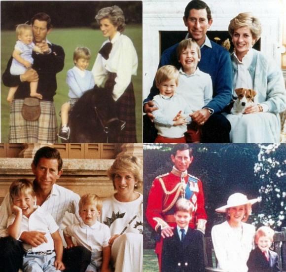 Thái tử Charles, Công nương Diana, Harry, hoàng gia anh