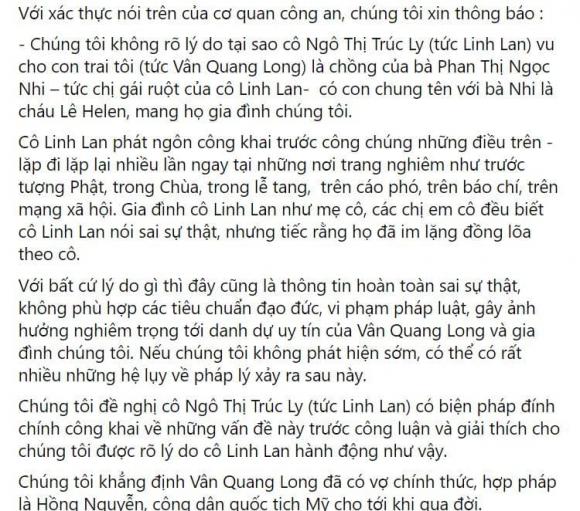 Linh Lan, Vân Quang Long, Ái Vân, Sao Việt 