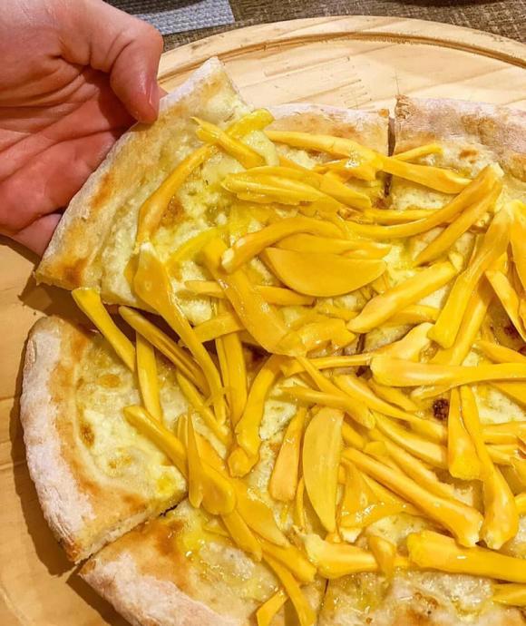 pizza mít, pizza mít chan mật ong, pizza