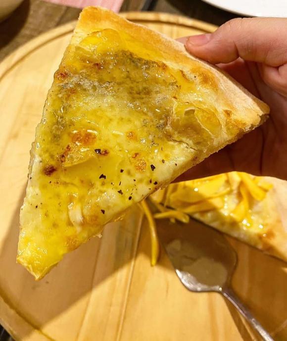 pizza mít, pizza mít chan mật ong, pizza