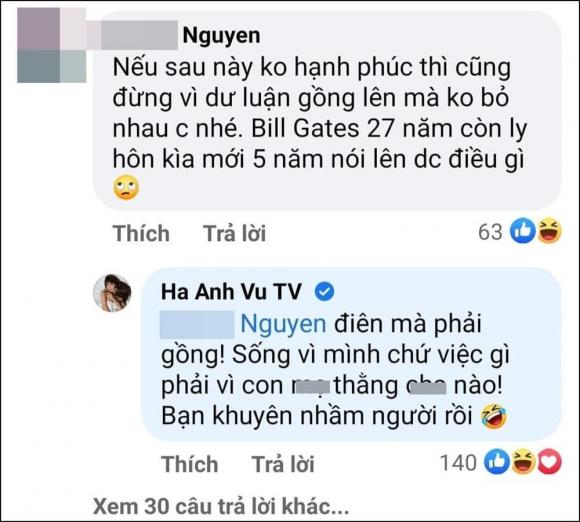 Hà Anh, Siêu mẫu Hà Anh, Đáp trả cực gắt