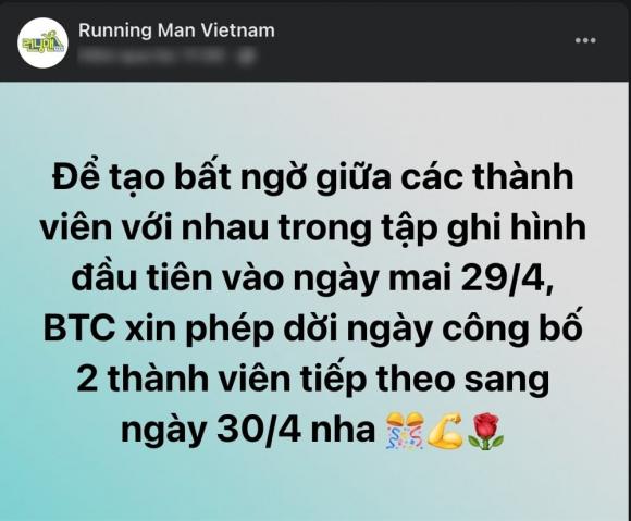 BB Trần có động thái đầu tiên giữa lúc dàn cast Running Man Việt mùa 2 được  công bố: 