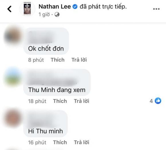 Thu Minh, Nathan Lee, sao Việt