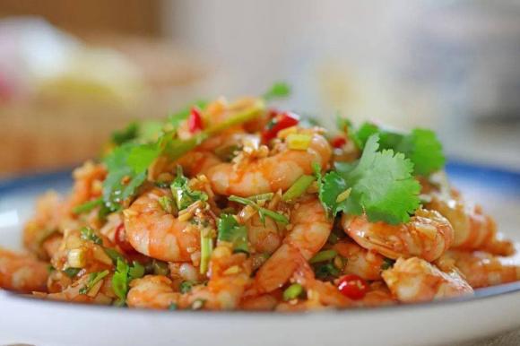 Tôm sốt Thái chua cay, món ngon, cách nấu ăn