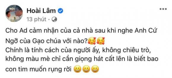 Hoài Lâm, vợ, comeback, Đạt G, sao Việt