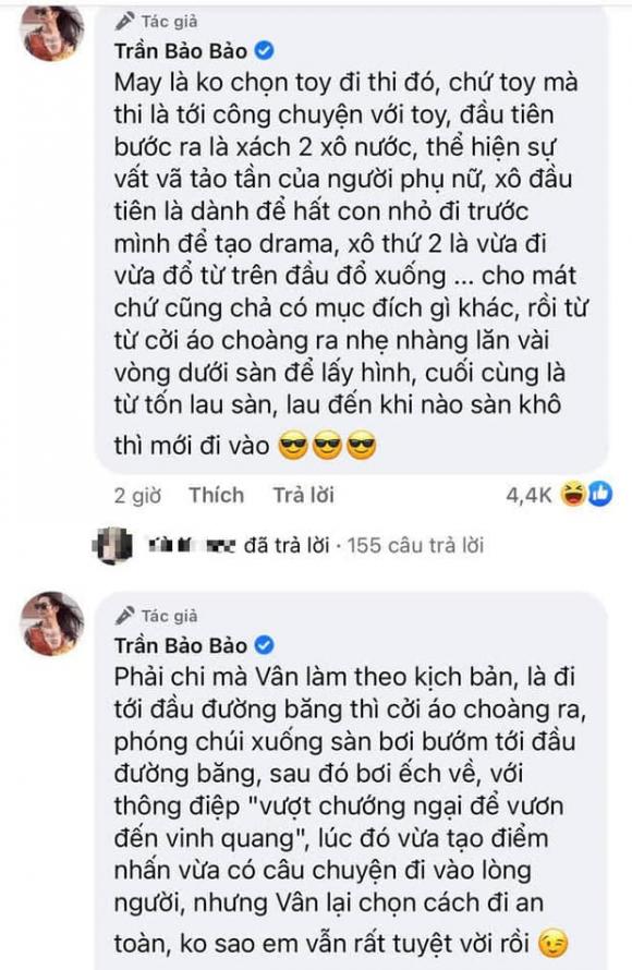 BB Trần, Khánh Vân, Lầy lội