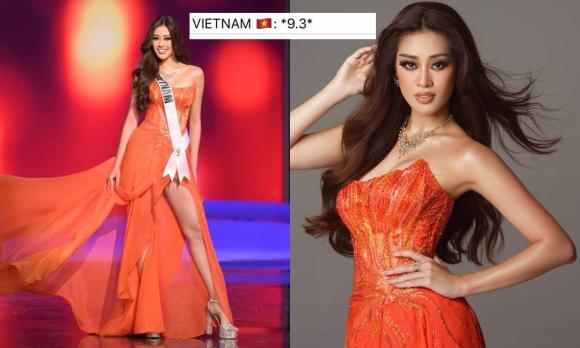 Khánh Vân, Bán kết Miss Universe, sao Việt