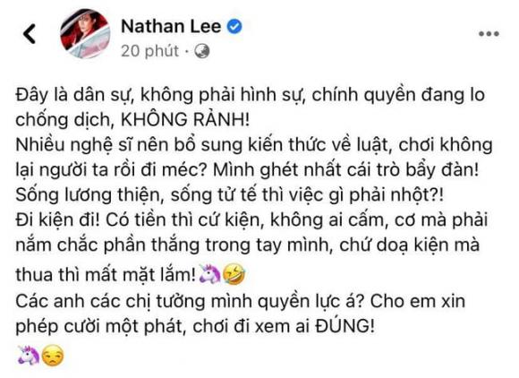 Nathan Lee, Nam ca sĩ, Bà Phương Hằng, Sao Việt