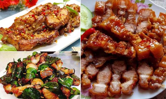  thịt lợn chiên muối, dạy nấu ăn, món ngon