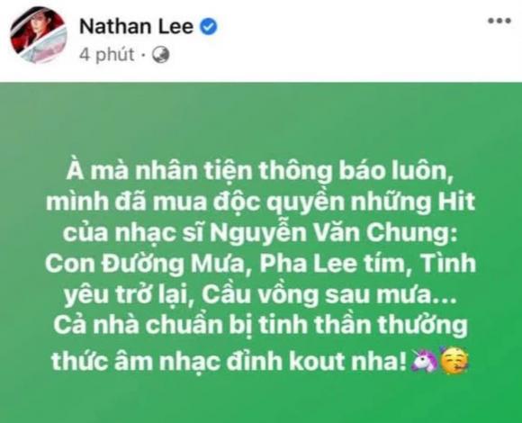nhạc sĩ Nguyễn Văn Chung, ca sĩ Nathan Lee, sao Việt