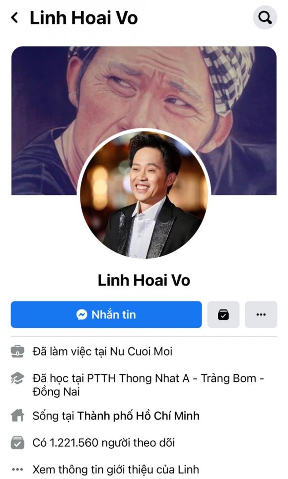 Hoài Linh, con nuôi Hoài Linh, Hoài Lâm, follow, tiktok, facebook, sao Việt