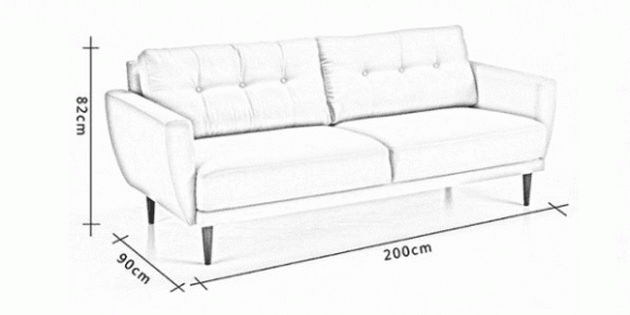 Kích thước ghế sofa tiêu chuẩn, thế giới sofa, sofa nhập khẩu