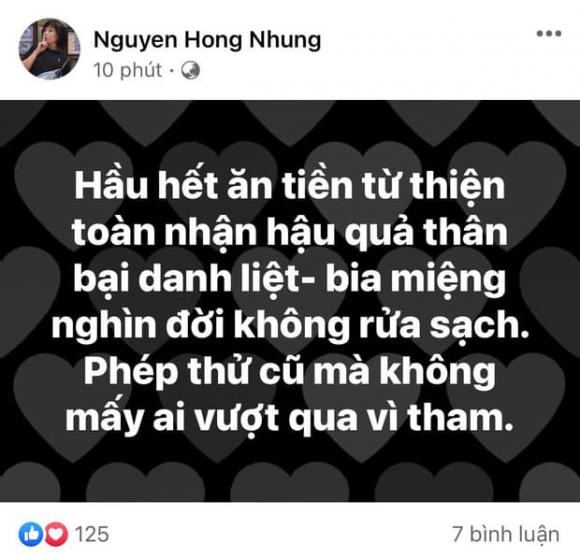 Hồng Nhung, bà xã Xuân Bắc, Hoài Linh, sao việt