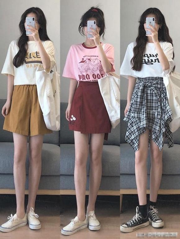 áo phông, mặc đẹp với áo phông, cách kết hợp với áo phông