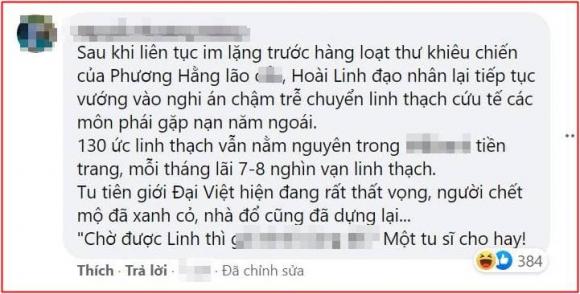 NSƯT Hoài Linh, Trấn Thành, Thủy Tiên, Mẹ Hà Hồ, MC Đại Nghĩa