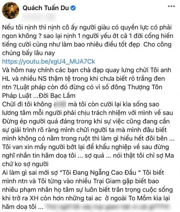NSƯT Hoài Linh, Quách Tuấn Du, sao Việt