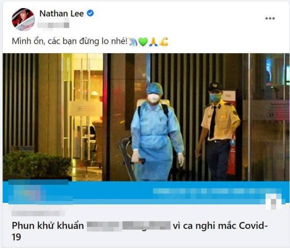 Nathan Lee, Nam ca sĩ, Dịch Covid-19