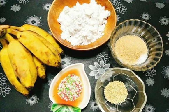 bánh chuối, cách làm bánh chuối bằng nồi cơm điện