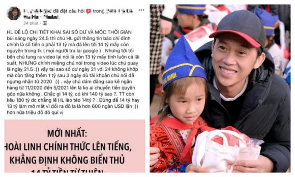 NSƯT Hoài Linh, danh hài Hoài Linh, Hoài Linh vay tiền, hợp đồng vay tiền 5 tỷ đồng, sao Việt