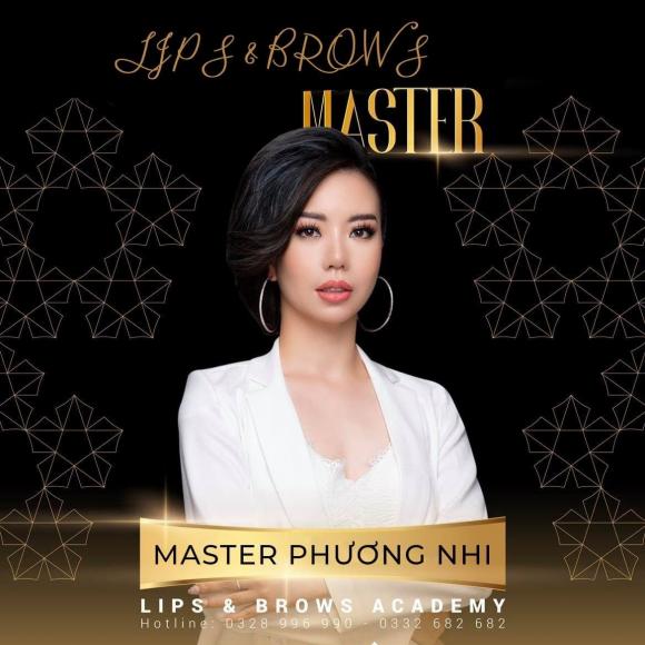 Phương Nhi, Phun xăm thẩm mỹ, Phương Nhi Lips & Brows Academy, Hải Yến spa