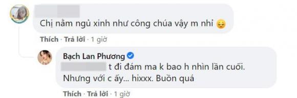 tang lễ Hoa hậu Thu Thủy, Hoa hậu Thu Thủy qua đời, Bạch Lan Phương