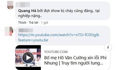 Phi Nhung, Quang Hà, Hồ Văn Cường