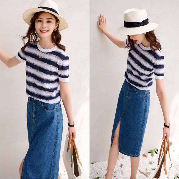 áo len, áo dệt kim, thời trang mùa hè