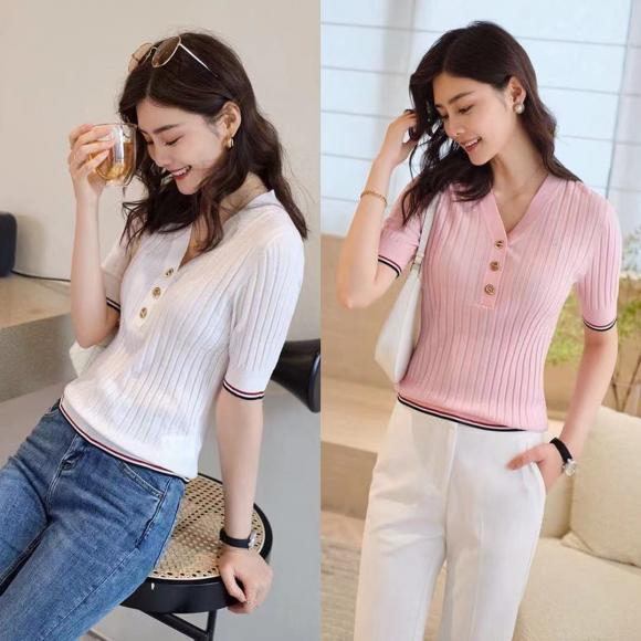 áo len, áo dệt kim, thời trang mùa hè