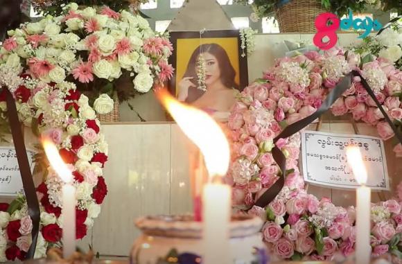 Hoa hậu Chuyển giới Myanmar, Hoa hậu Chuyển giới Myanmar qua đời, lễ tang Hoa hậu Chuyển giới Myanmar