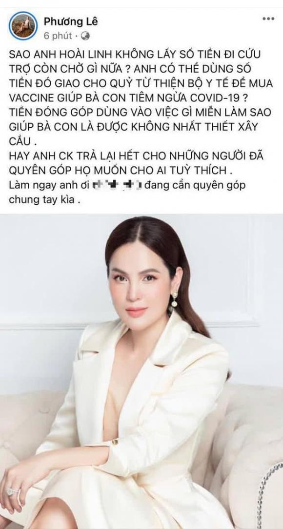 hoa hậu Phương Lê, make up của Hoài Linh, danh hài Hoài Linh, sao Việt