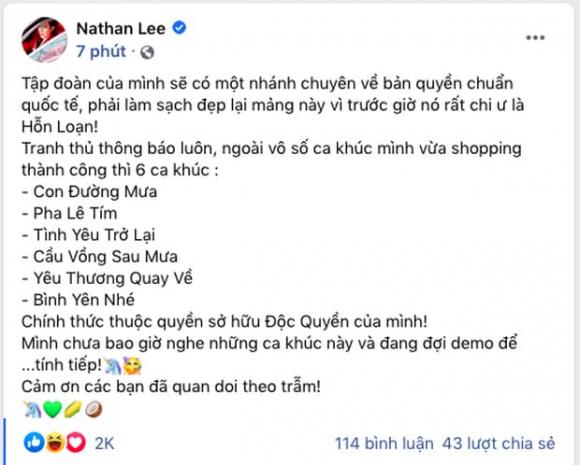 Nathan Lee, Cao Thái Sơn, nhạc việt 