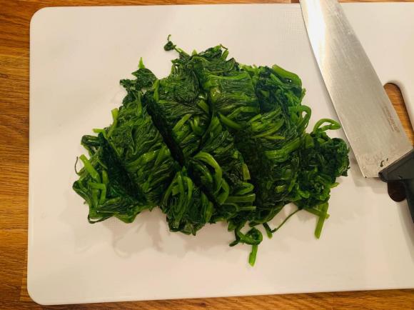 rau muống luộc, rau muống, món ngon từ rau muống