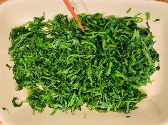 rau muống luộc, rau muống, món ngon từ rau muống