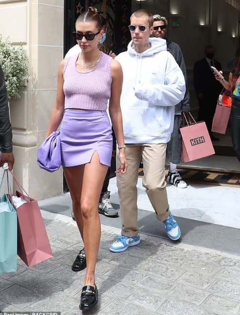 hailey bieber, justin bieber, đệ nhất phu nhân pháp 