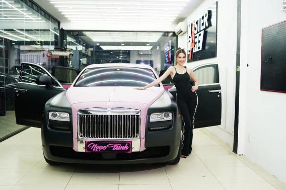 Ngọc Trinh, xe màu hồng của Ngọc Trinh, mẫu xe Rolls-Royce