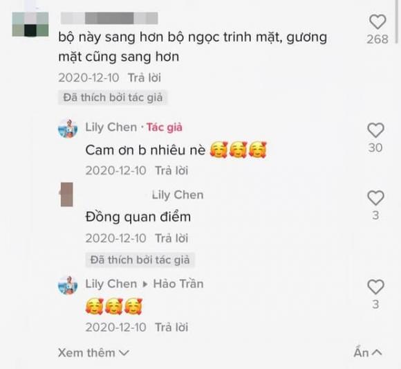 ngọc trinh, lily chen, sao việt
