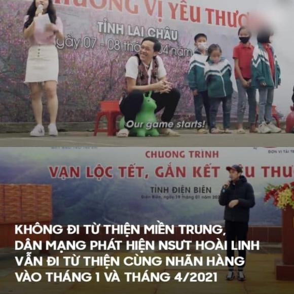 NSƯT Hoài Linh, từ thiện, drama, túi vải quà tặng, quảng cáo, sao Việt