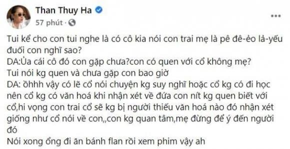 Diễn viên thân thúy hà, siêu mẫu Ngọc Thúy, sao Việt